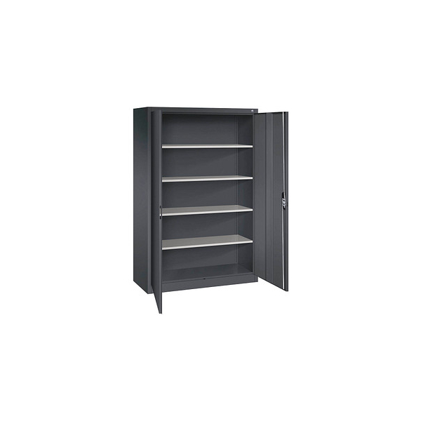 4067521597187 - Stahlschrank C 2000 Acurado 094600-000 S10003 schwarzgrau 1200 x 400 x 1950 cm aufgebaut 4067521597187 C+P-Möbel 4067521597187 - Stahlschrank C 2000 Acurado 094600-000 S10003 schwarzgrau 1200 x 400 x 1950 cm aufgebaut 4067521597187 C+P-Möbel